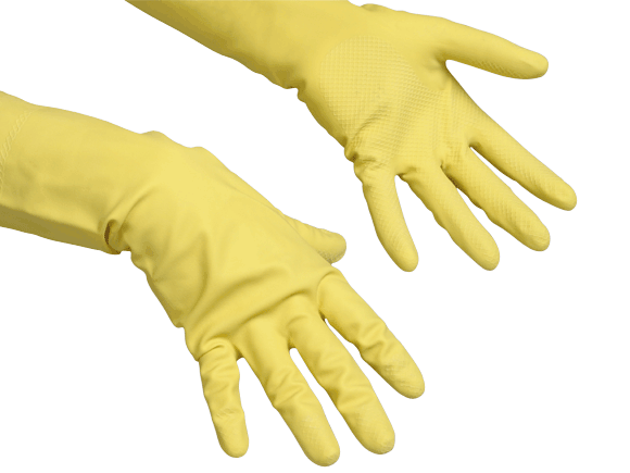 Универсальные резиновые перчатки Frida, (желтые), (размер L)