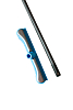 Щетка "Комфорт" SWEEPA с телескопической синей ручкой, серебристо-голубая