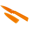 Нож малый Kuhn Rikon Colori зубчатое лезвие, оранжевый