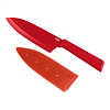 Нож Santoku Kuhn Rikon Professional, красный