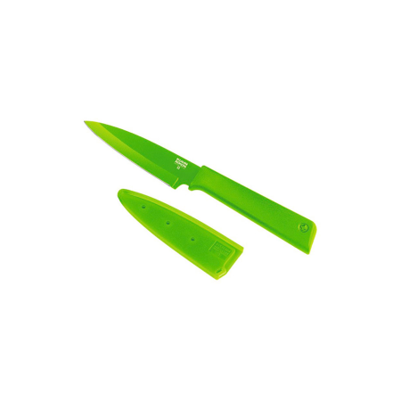 Нож малый гладкое лезвие Kuhn Rikon Colori (зеленый)