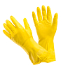 Перчатки резиновые "Универсальные" SMART размер L (желтый)